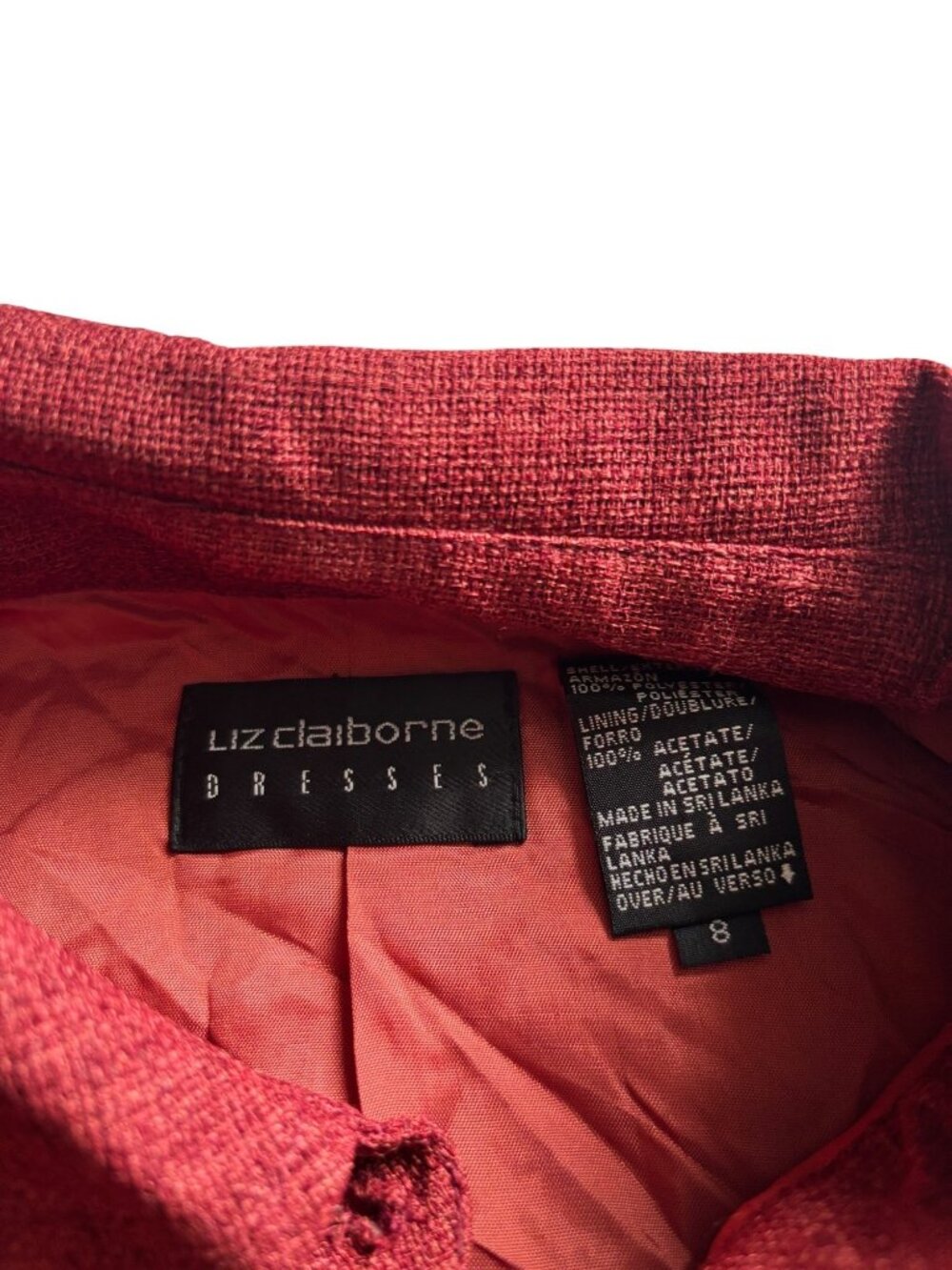 Liz Claiborne Women's Burgundy Short Blazer Top - Picture 3 of 5